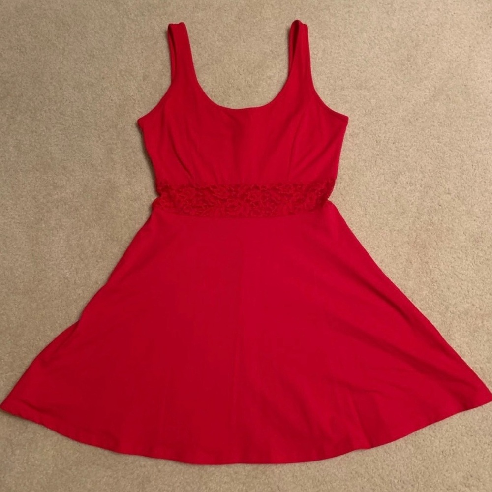 Forever 21 Vibrant Red Mini Dress